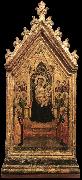 DADDI, Bernardo Madonna and Child Enthroned with Angels and Saints dfg